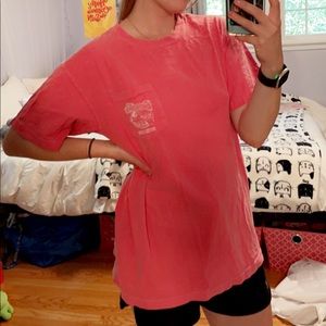 BrewThru OuterBanks Pink Tee